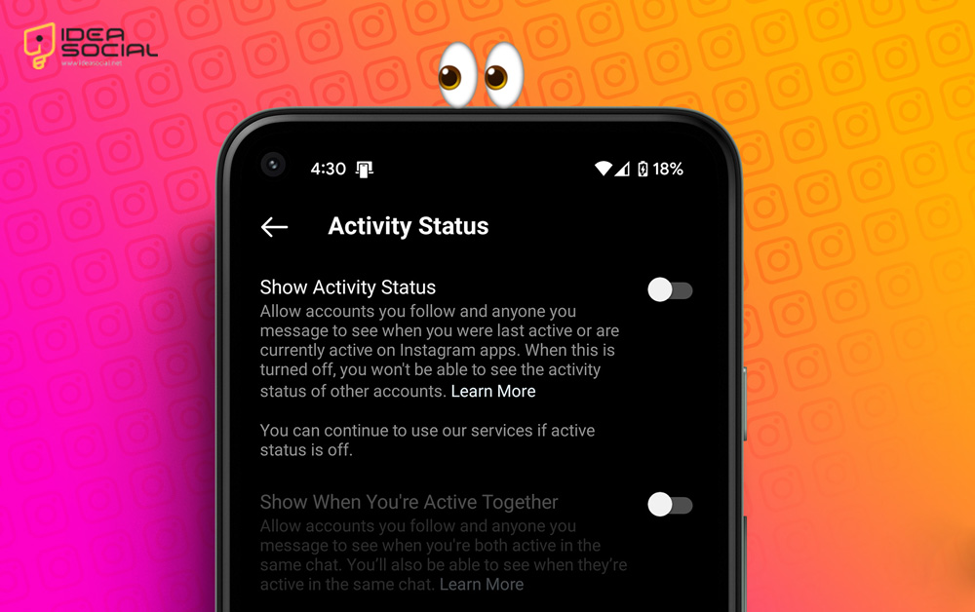 Turn Off Active Status on Instagram