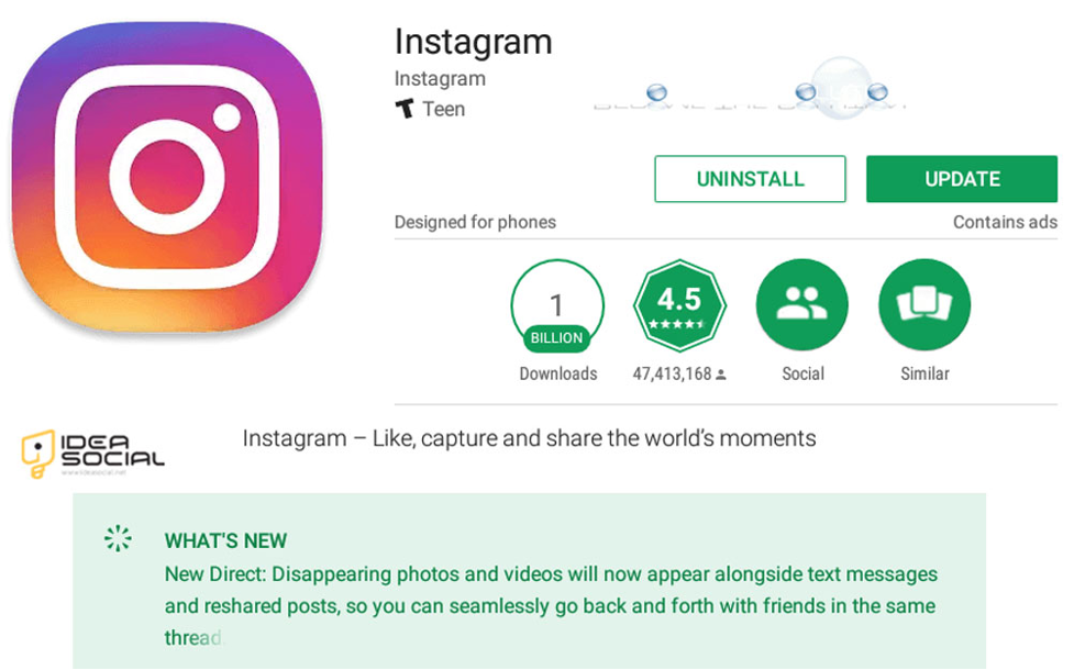 Undo an Instagram Update 2024